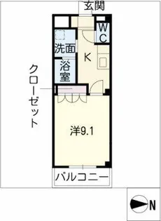 エマーブル参番館【2階】の間取り