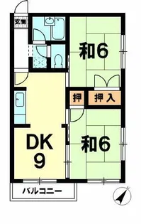 ロジュマンコーポ【2階】の間取り