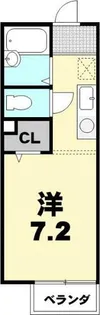 ハイツ藤井【102号室】の間取り