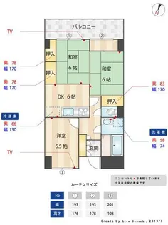 シャンボール大名A【6階】の間取り