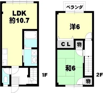 ドミールQ【1階】の間取り