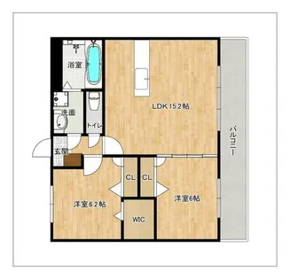 グリーンヒルズR&K【101号室】の間取り