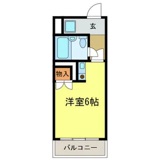 レジデンス サザン【205号室】の間取り