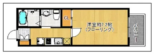 サヴォイオーサーズプレイス【5階】の間取り