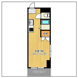 サンクレール祇園【2階】の間取り