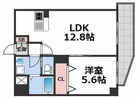 ABUNDANT IMAZATO(アバンダント今里)【1階】の間取り