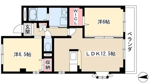 ロジュマン ルーチェ【3階】の間取り
