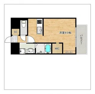 アスミール野芥【5階】の間取り