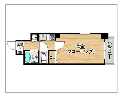 じゅうグランドモア県庁口【402号室】の間取り