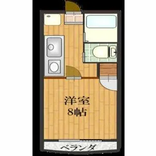 アストリー赤城【3階】の間取り