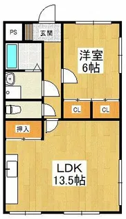 山本マンション【2階】の間取り
