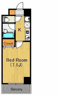 シャイン大手門【3階】の間取り