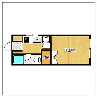 アルテハイム井尻B棟【103号室】の間取り