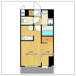 ネストピア博多駅前II【9階】の間取り