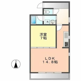 AXE【3階】の間取り