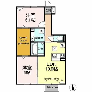 サンドリーム【1階】の間取り