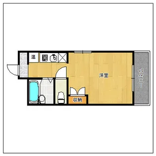 アールズプレイス二日市【103号室】の間取り