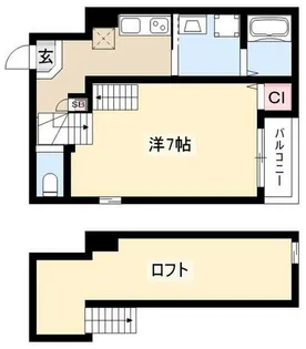 ハーモニーテラス千種【103号室】の間取り