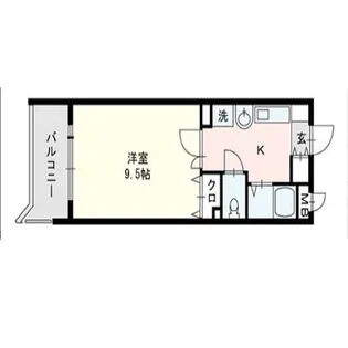 プルメリア大橋【2階】の間取り