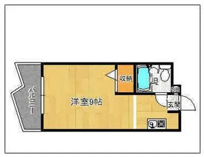 メゾン・ド・クレール【214号室】の間取り