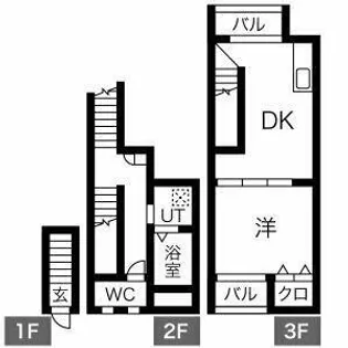 エスポワール山王【1階】の間取り