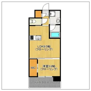 ALFACIO De Clave【9階】の間取り