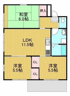 ステーション小谷【1階】の間取り