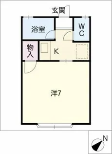 エルメゾン【2階】の間取り