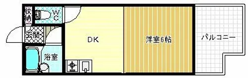 プリマベーラ藤井寺【3階】の間取り