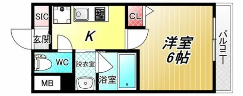 リアライズ布施駅前【4階】の間取り