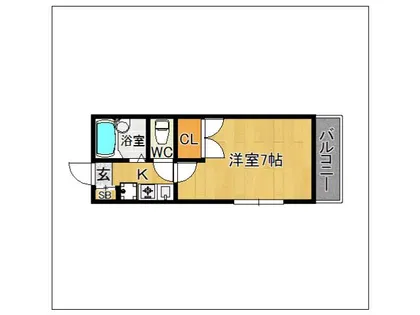サマックス井尻【102号室】の間取り