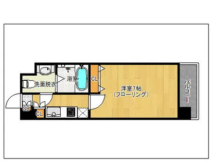 サヴォイ・ザ・ティファナ【14階】の間取り