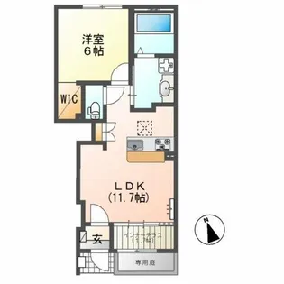 アメニティⅢ【1階】の間取り