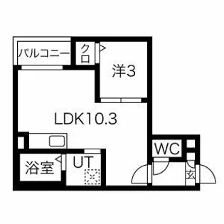 Jack todayutakaⅠ【1階】の間取り