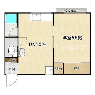 白浜荘【2階】の間取り