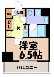 レジディア高岳【2階】の間取り
