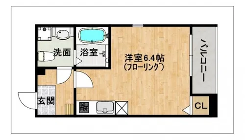 neuf【101号室】の間取り