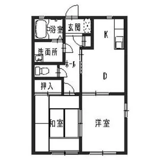 フォルステン・ドルフA【2階】の間取り
