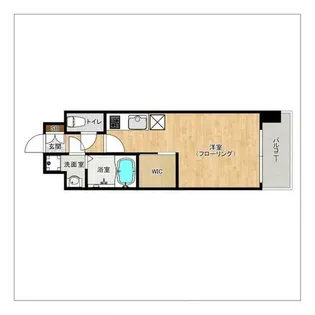 エンクレスト渡辺通南【2階】の間取り