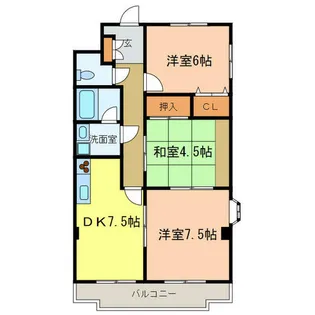 パークヒルズ千代田【2階】の間取り