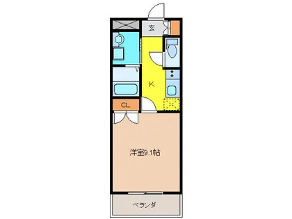 グランディール【2階】の間取り
