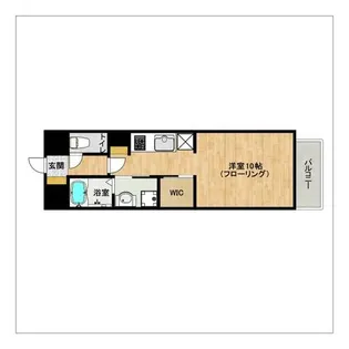 LIBTH博多駅南VIII【9階】の間取り