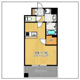 LIBTH吉塚【1001号室】の間取り