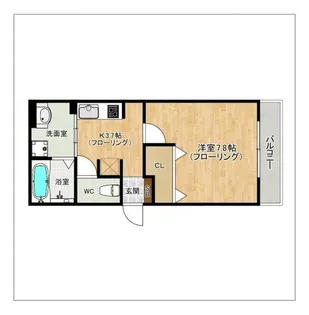 CASA白金【1階】の間取り