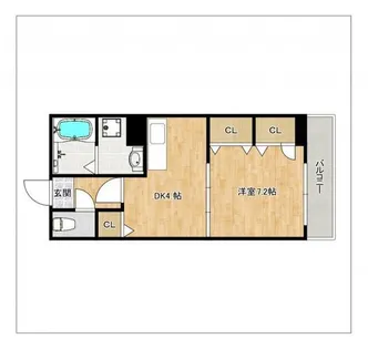 デルフィ薬院【302号室】の間取り