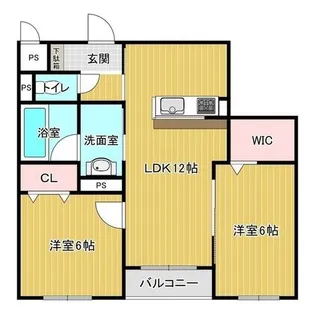 レジデンス大縄町【3階】の間取り