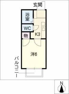aile motoyagoto【1階】の間取り