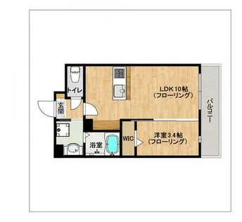 KL東比恵【4階】の間取り