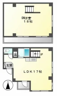 ハウス108今池公園【4階】の間取り