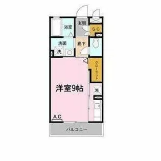 シャモニー【2階】の間取り